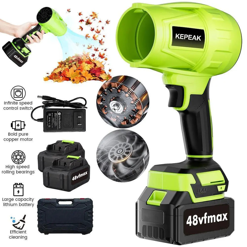 【Summervibes】Turbo Jet Blower,Leaf Blower, Violent Turbo Fan, Pure Copper Motor,Car Drying after Wash, Handheld Snow Blower,Cordless Turbo Power Air Duster,Home Improve,Garden Mainte Holiday Gifts