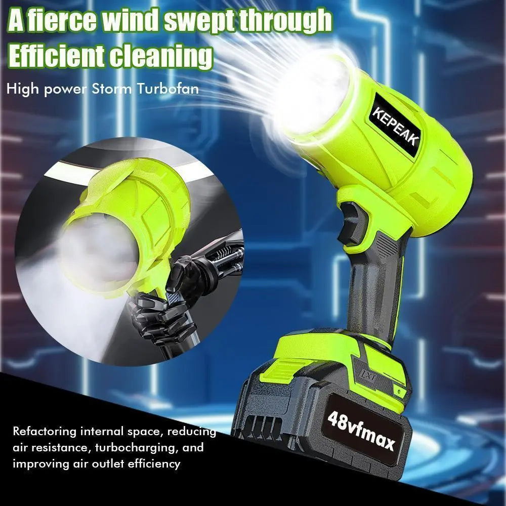 【Summervibes】Turbo Jet Blower,Leaf Blower, Violent Turbo Fan, Pure Copper Motor,Car Drying after Wash, Handheld Snow Blower,Cordless Turbo Power Air Duster,Home Improve,Garden Mainte Holiday Gifts