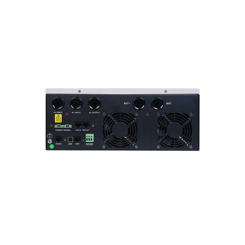5000W 48V to 120V High Frequency Solar Inverter Charger Supports up to 6 Units in Parallel 100A MPPT Solar Controller Hybrid Inverter LCD Screen Power Solar Charge Controller