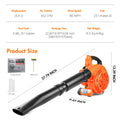 NEOTEC 75.6Cc Gas Leaf Blower Backpack 847 CFM 236 MPH 2-Cycle Ergonomic & 52Cc Gas Backpack Leaf Blower 2-Stroke Engine 768 CFM 216 MPH & 25.4CC Gas Leaf Blower Handheld 432CFM 180MPH Harness System Low Vibration Powerful Lawn Yard Care Blower