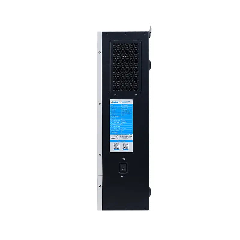 5000W 48V to 120V High Frequency Solar Inverter Charger Supports up to 6 Units in Parallel 100A MPPT Solar Controller Hybrid Inverter LCD Screen Power Solar Charge Controller
