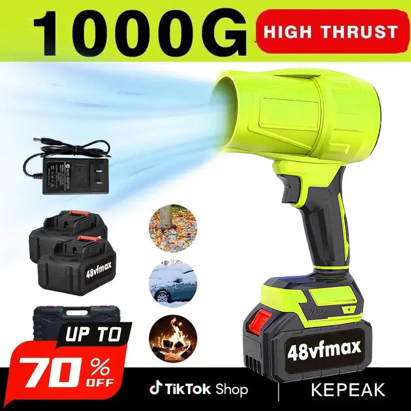 【Summervibes】Turbo Jet Blower,Leaf Blower, Violent Turbo Fan, Pure Copper Motor,Car Drying after Wash, Handheld Snow Blower,Cordless Turbo Power Air Duster,Home Improve,Garden Mainte Holiday Gifts