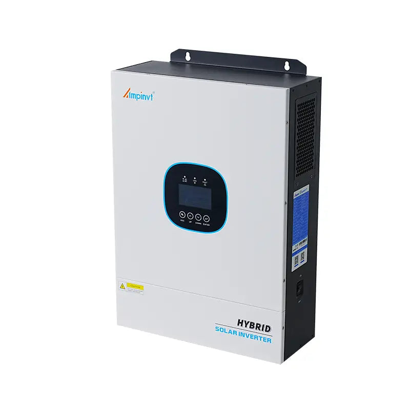 5000W 48V to 120V High Frequency Solar Inverter Charger Supports up to 6 Units in Parallel 100A MPPT Solar Controller Hybrid Inverter LCD Screen Power Solar Charge Controller