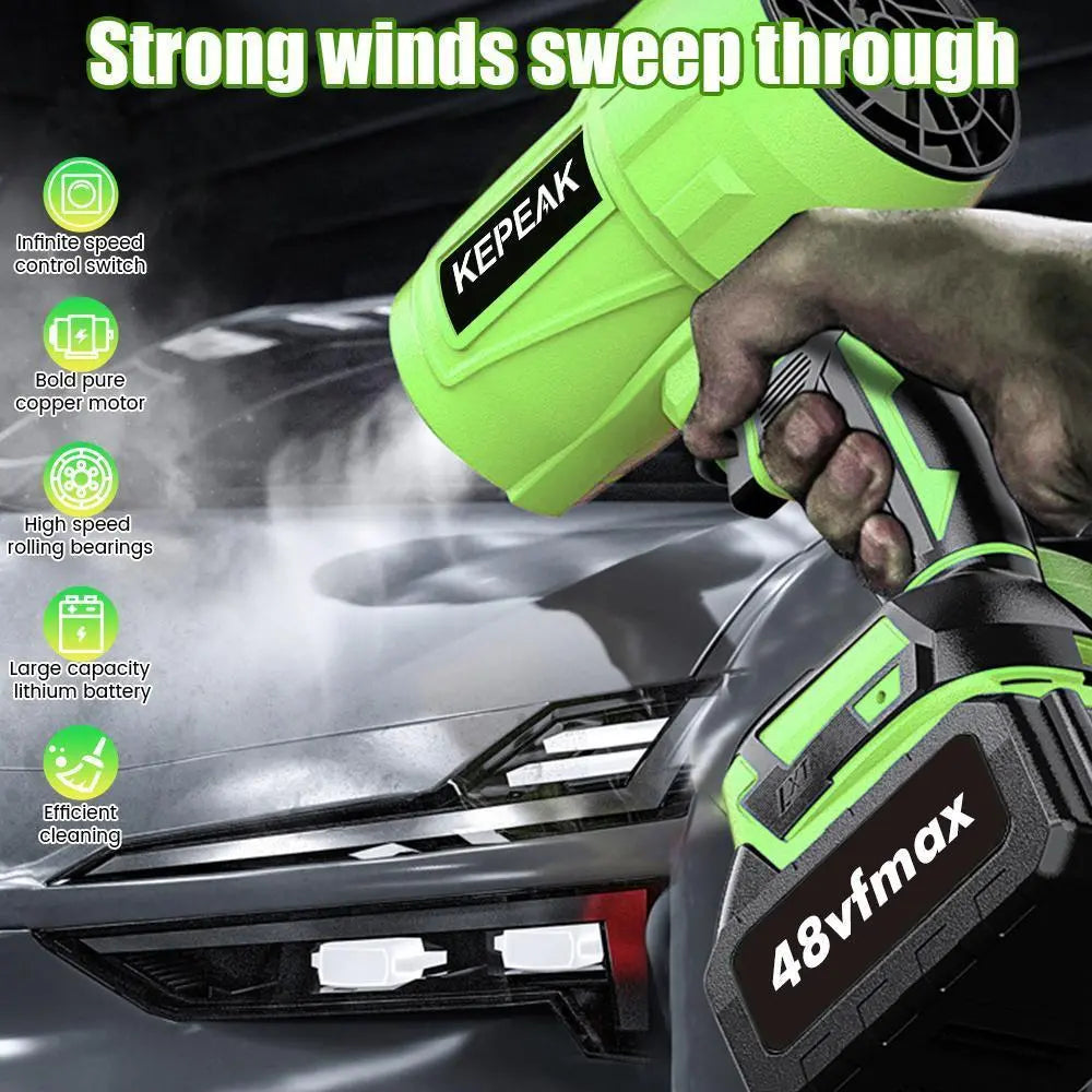 【Summervibes】Turbo Jet Blower,Leaf Blower, Violent Turbo Fan, Pure Copper Motor,Car Drying after Wash, Handheld Snow Blower,Cordless Turbo Power Air Duster,Home Improve,Garden Mainte Holiday Gifts