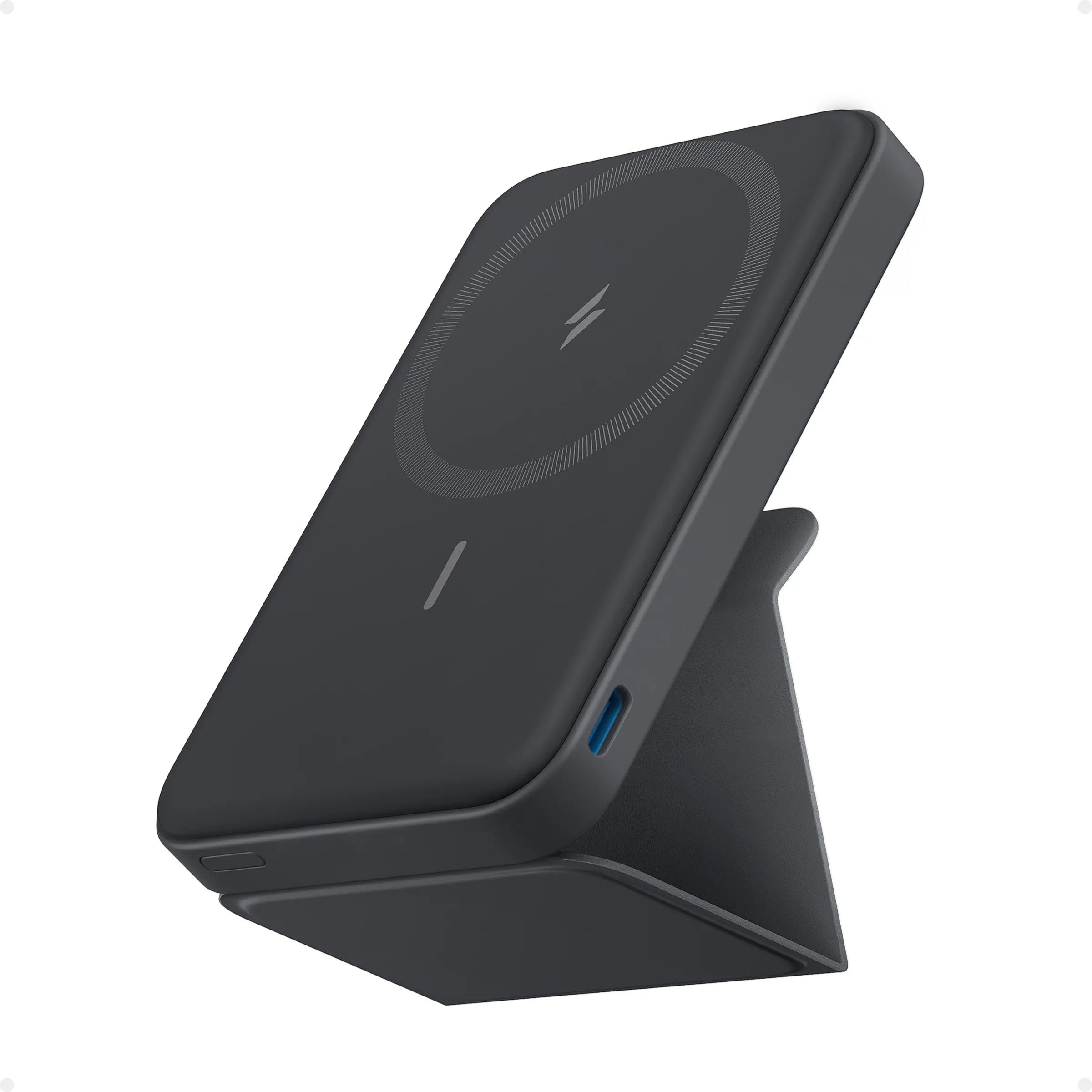 #Summervibes Anker Magnetic Power Bank, Built-In Foldable Stand, USB-C Port on the Side, 5,000Mah Capacity, Perfectly Compatible with Iphone 17/16/15/14/13 Series Summervibes